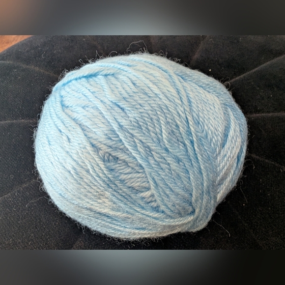 yarn soft blue, 137 g. Vintage quality yarn - Picture 2 of 4
